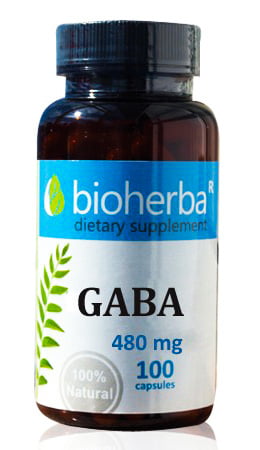 ГАБА (Gamma-aminobutyric acid) 480 мг. 100 капс – HerbaMag